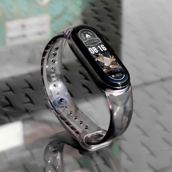 Xiaomi Mi Smart Band 4 / 3 cool farveændring urrem - Sort Black