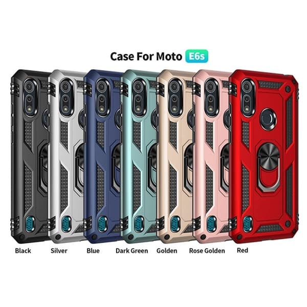 Bofink Combat Motorola Moto E6s (2020) Etui - Rød Red
