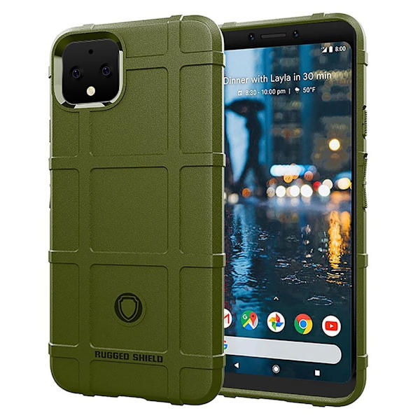 Rugged Shield Google Pixel 4 XL skal - Grön Grön