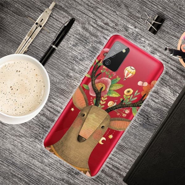 Deco Samsung Galaxy A02s Etui - Elg Brown
