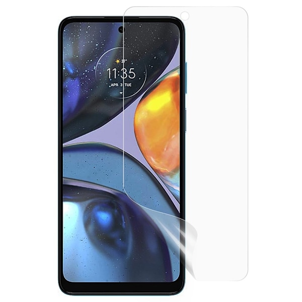 Erittäin kirkas Motorola Moto G22 näytönsuojus Transparent