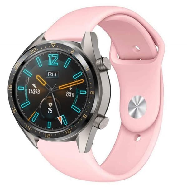 Huawei Watch GT 2 46mm silikoneurrem - Lyserød Pink