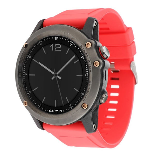 Garmin Fenix 5 / 5 Plus / Forerunner 935 22mm silikone urrem - Rød Red