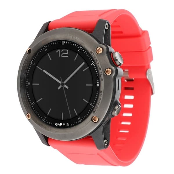 Garmin Fenix 5 / 5 Plus / Forerunner 935 22mm silikoninen kellonauha - Punainen Red