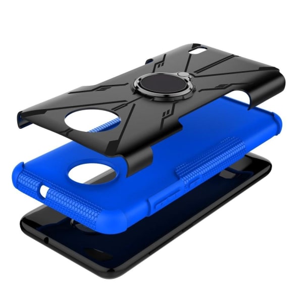 Kickstand-cover med magnetplade til Nokia C10 / C20 - Blå Blue