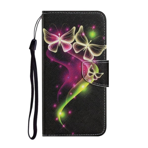 Wonderland Samsung Galaxy A32 Flip etui - Magic sommerfugle Black