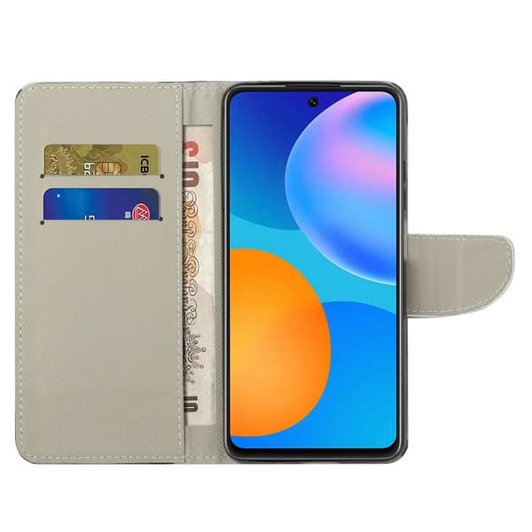 Wonderland Motorola Edge 20 Flip Etui - Blå Sommerfugl Blue
