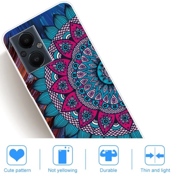 Deco OnePlus Nord N20 5G Etui - Mandala Blomst Multicolor