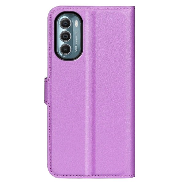 Classic Motorola Moto G (2022) flip kuoret - Violetti Purple