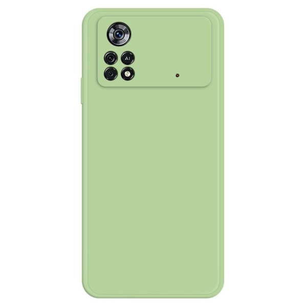 Beveled anti-drop rubberized cover for Xiaomi Poco X4 Pro 5G - G Grön