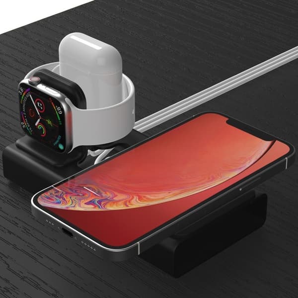 AirPods Pro T066 opladningsstativ i aluminiumslegering Black