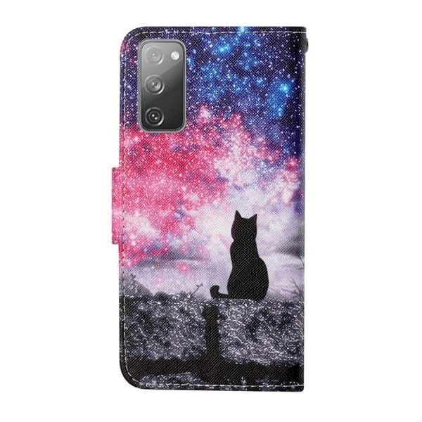 Wonderland Samsung Galaxy S20 FE 5G / S20 Fe Flip Etui - Kat Multicolor