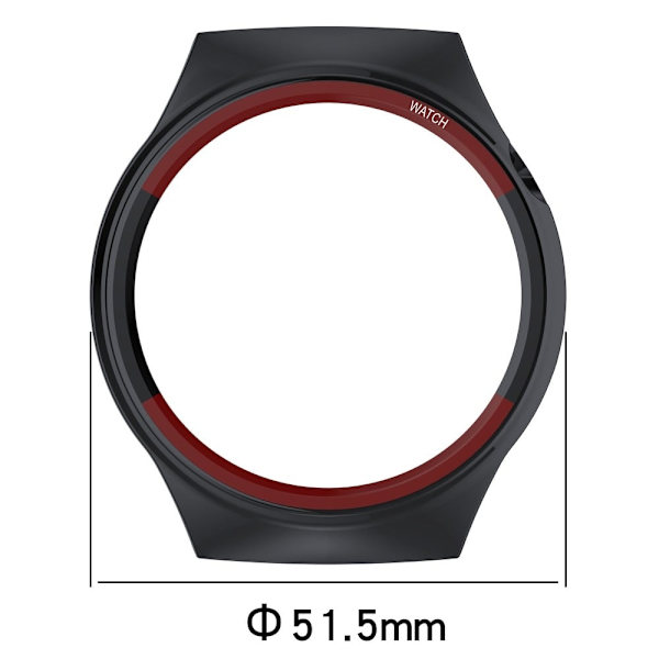Huawei Watch GT 4 46mm Watch Case Drop-Proof Hard PC Cover - Sort Black