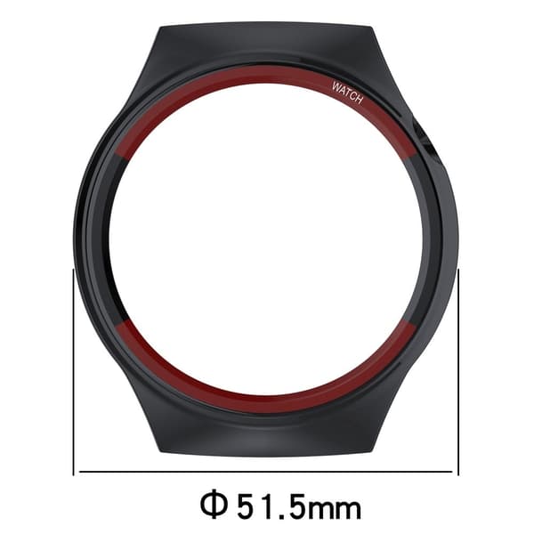 Huawei Watch GT 4 46mm Watch Case Drop-Proof Hard PC Protective Cover - Musta Black