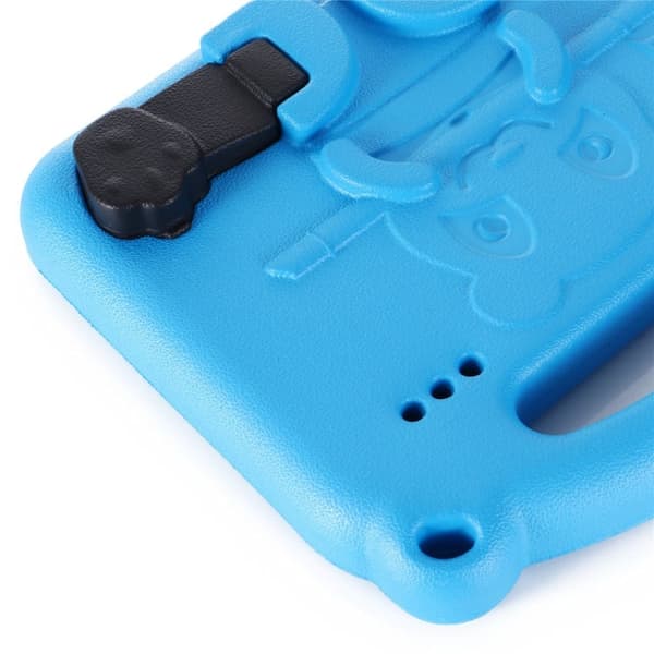 Amazon Fire 7 (2022) tegneserie panda stil cover - Blå Blue