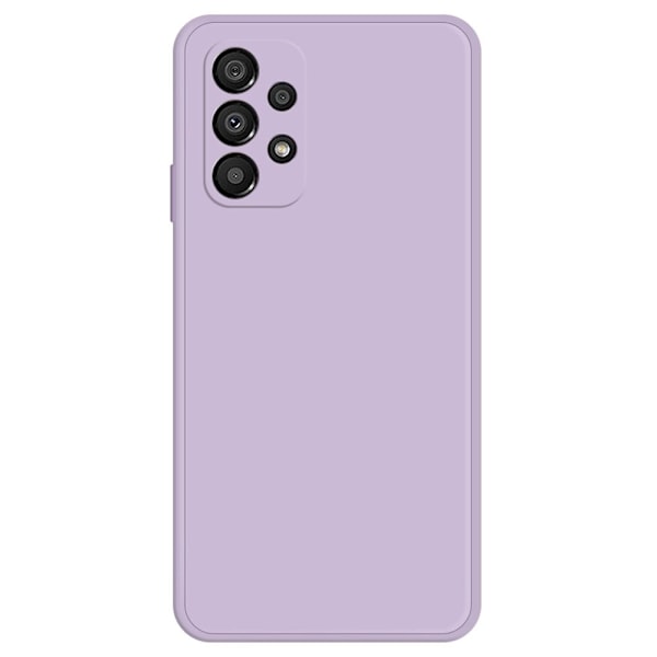 Avfasat gummerat droppskydd för Samsung Galaxy A33 5G - Lila Lila