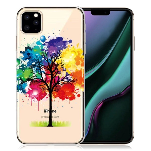 Deco iPhone 11 Pro Max kuoret - Värikäs puu Multicolor