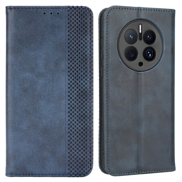 Bofink Vintage Huawei Mate 50 Pro Læder Etui - Blå Blue