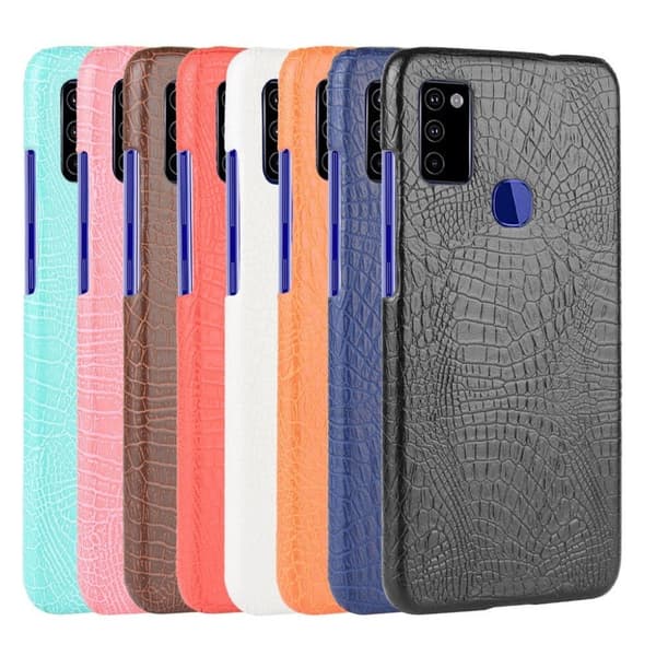 Croco etui - Samsung Galaxy M51 - Sort Black