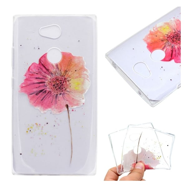 Sony Xperia XA2 Ultra ultra tynd Mønster blød TPU etui - smuk Blomster Pink