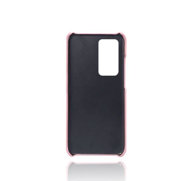 Dual Card cover - Huawei P40 Pro - Rødguld Pink