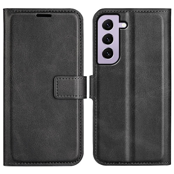 Lompakko Nahkakotelo For Samsung Galaxy S23 - Musta Black