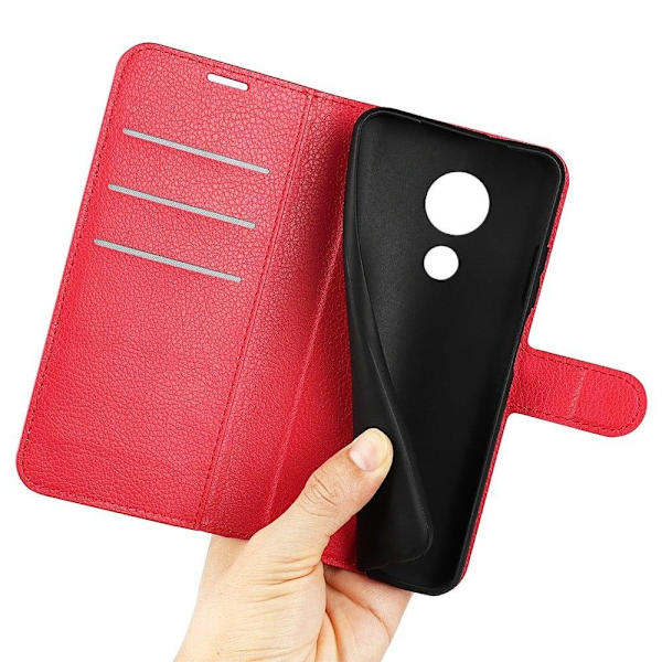Klassisk Nokia C21 Flip Etui - Rød Red