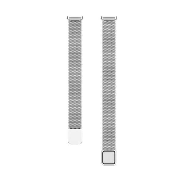 Klokkerem i rustfritt stål til Fitbit Luxe - Sølv Silver grey