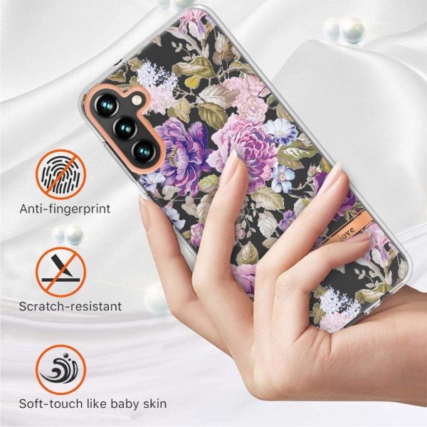 Super Slim och Hållbar Mjukskal till Samsung Galaxy A34 5G - Hc006 Lila Pion Lila