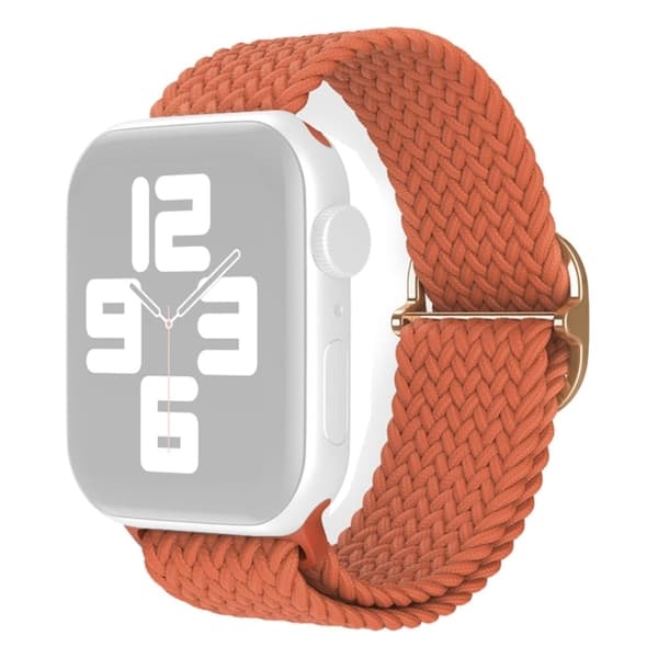 Apple Watch (45mm) nylonkellohihna - Oranssi Orange