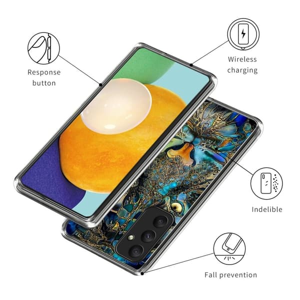 Deco Samsung Galaxy A55 kotelot - Tiikerin Katse Blue
