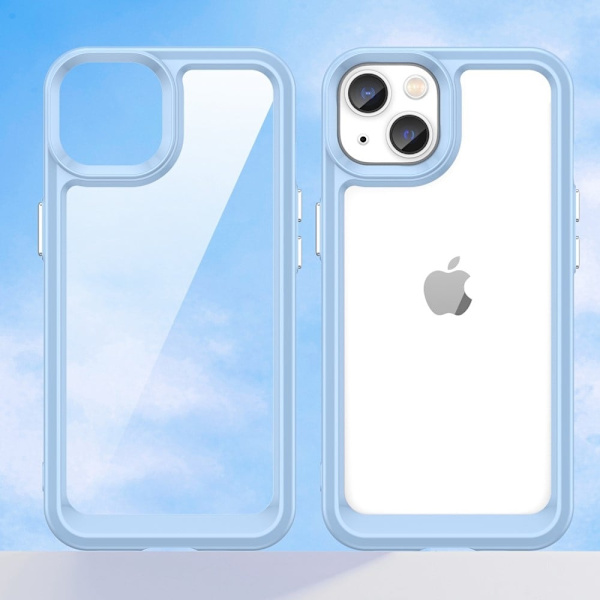iPhone 14 smart akryldeksel - Blå Blue