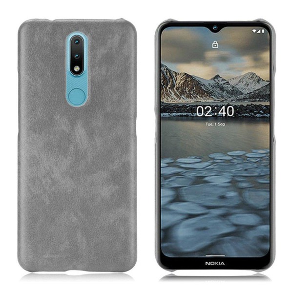 Croco Nokia 2.4 kotelot - Harmaa Silver grey