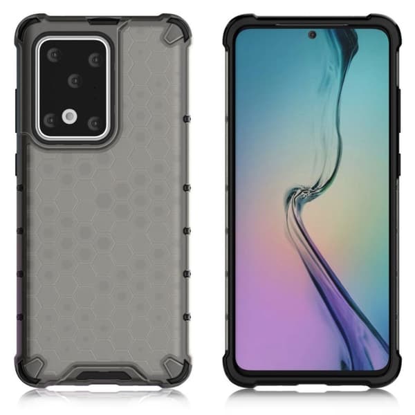 Bofink Honeycomb Samsung Galaxy S20 Ultra deksel - Svart Black