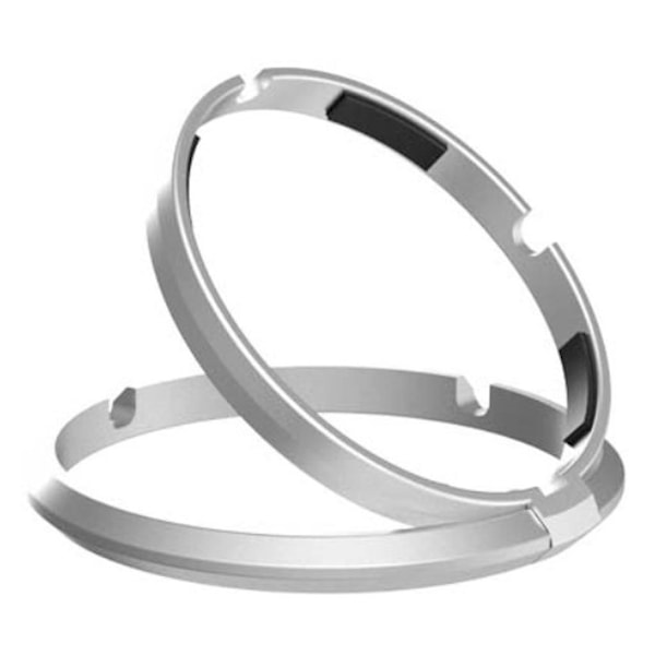 MagSafe-lader med dobbel ringmontering Silver grey