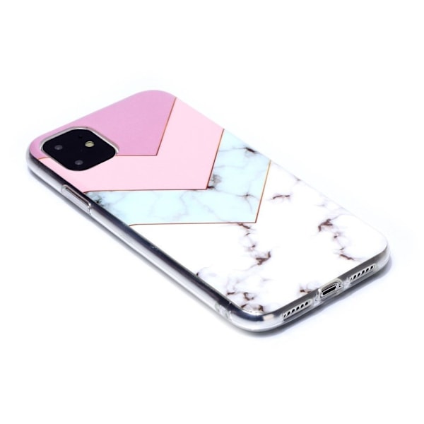 Marmormotiv iPhone 11 skal - Trefärgad Marmor multifärg