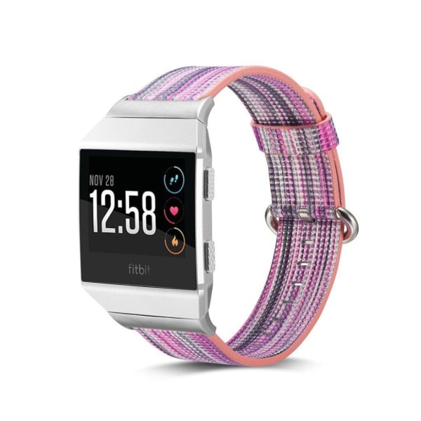 Fitbit Ionic rem i ægte læder - Style F Multicolor