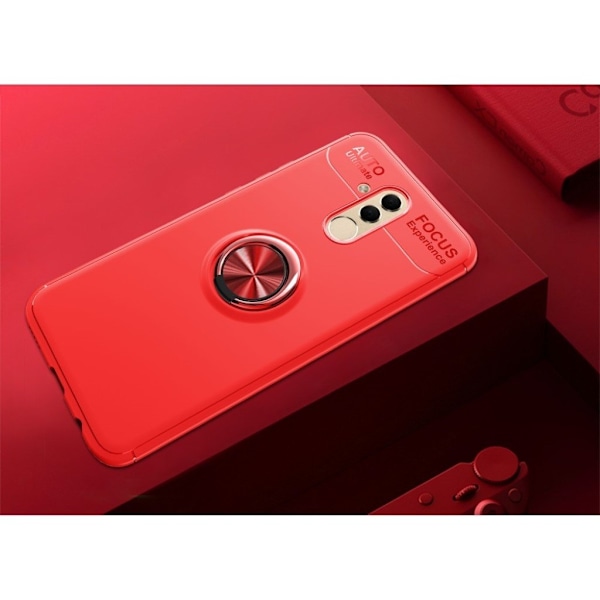 Huawei Mate 20 Lite skyddsfodral med kickstand - Röd Röd