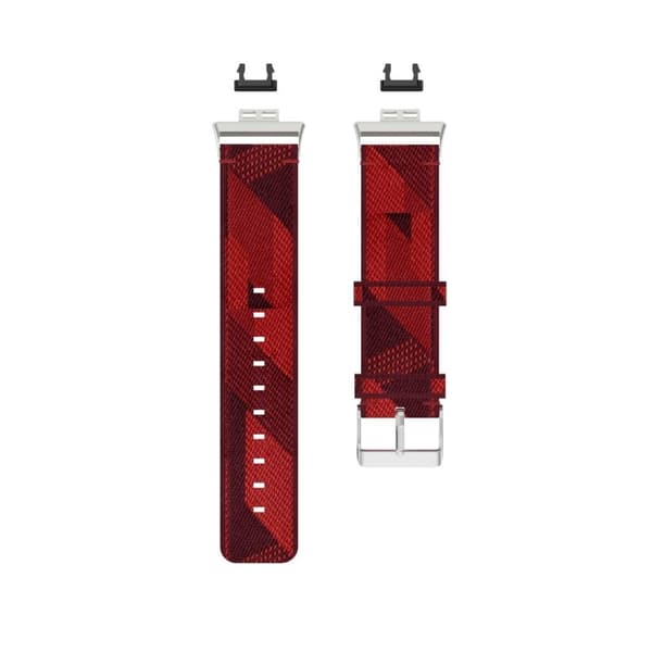 Huawei Watch Fit jeans nylon rem - rød Red
