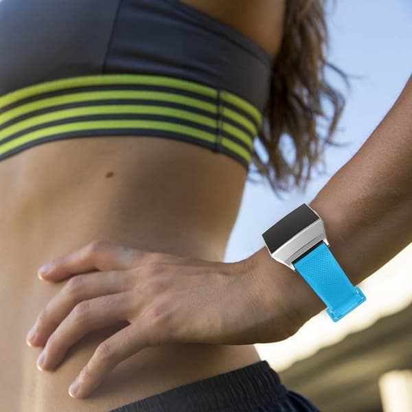 Fitbit Ionic kuvioitu ranneke - Sininen Blue