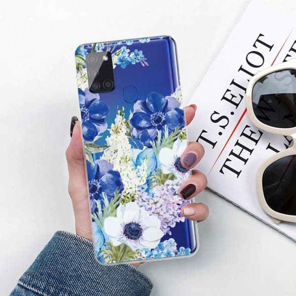 Deco Samsung Galaxy A21s kotelot - Kukkia Multicolor