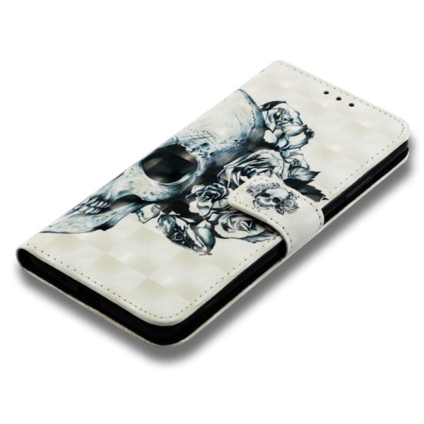 Sony Xperia XZ3 plånboks mobilfodral av syntet läder med unikt b multifärg