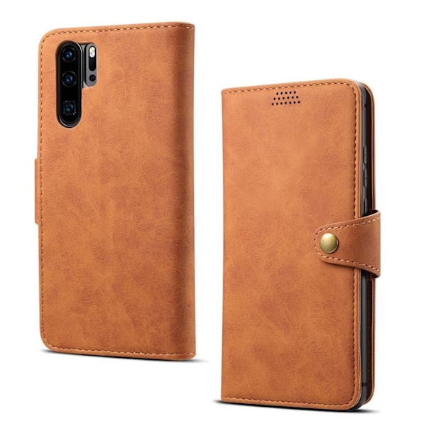 Huawei P30 Pro læderetui - Brun Brown