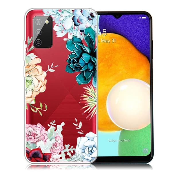 Deco Samsung Galaxy A03s skal - Pion multifärg