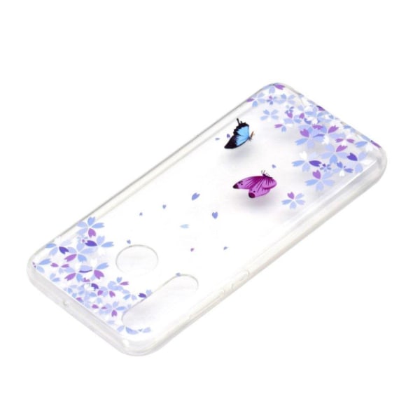 Deco Samsung Galaxy A70e kuoret - Perhonen ja kukka Multicolor