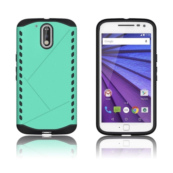 Erik hybridcover til Motorola Moto G4/G4 Plus - Turkis Green