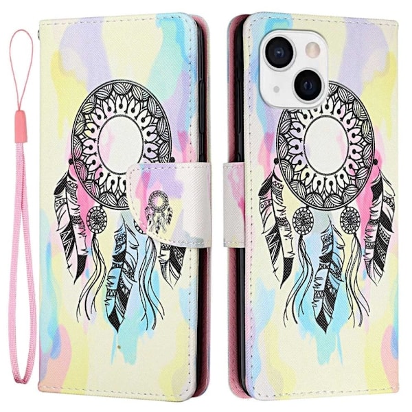 Wonderland iPhone 14 Plus Läppäkotelo - Dream Catcher Multicolor
