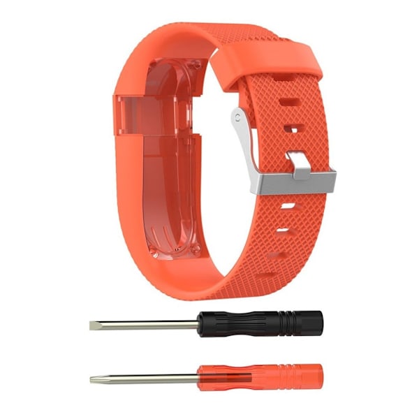 Fitbit Charge HR Blød silikone rem - Størrelse S Orange