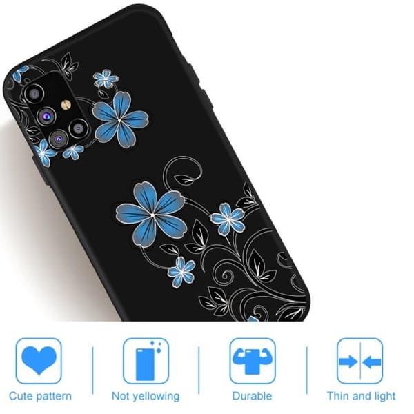 Imagine Samsung Galaxy M51 kotelot - Sininen Kukka Blue