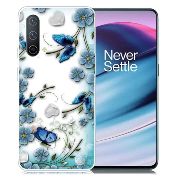 Deco OnePlus Nord CE 5G Suojakotelo - Butterflies And Flowers Multicolor